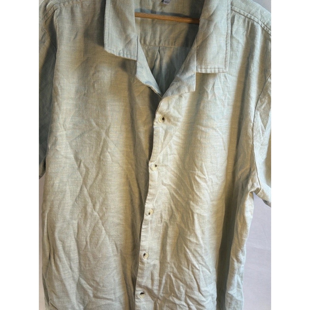 Sperry Premium Apparel Light Green Button-Up Shirt XXL